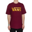Koszulka Vans Classic Burgundy / Gold